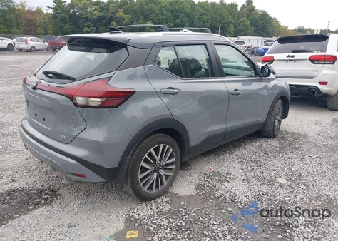 2022 Nissan Kicks Sv Xtronic Cvt from USA, damaged, VIN 3N1CP5CV0NL527854